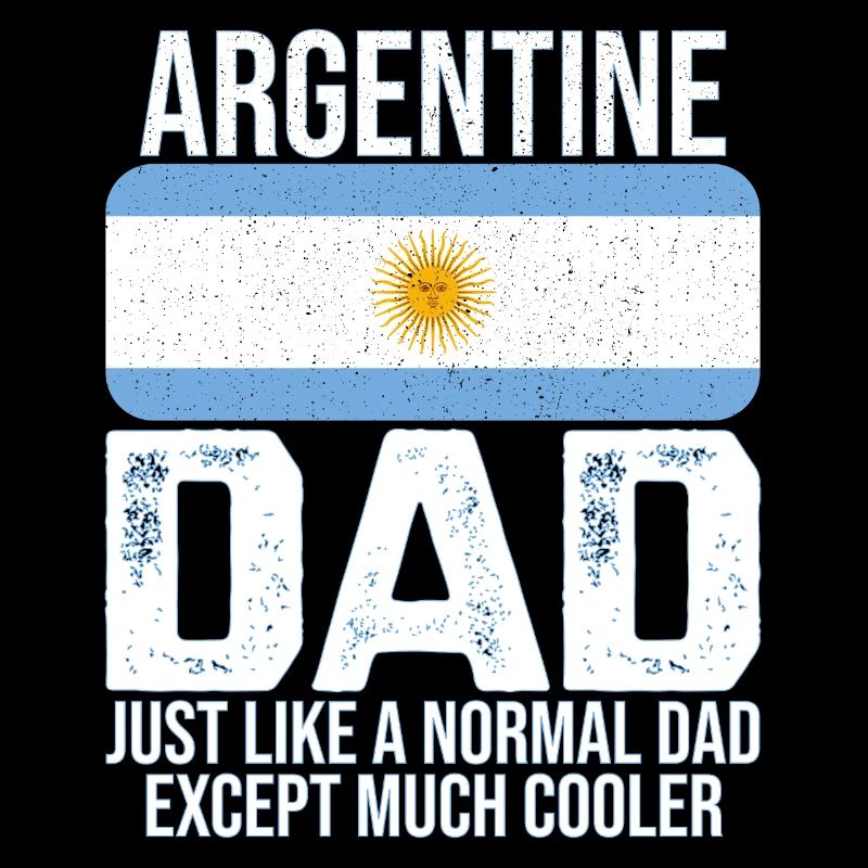 Tee-shirt drapeau argentin père argentin
