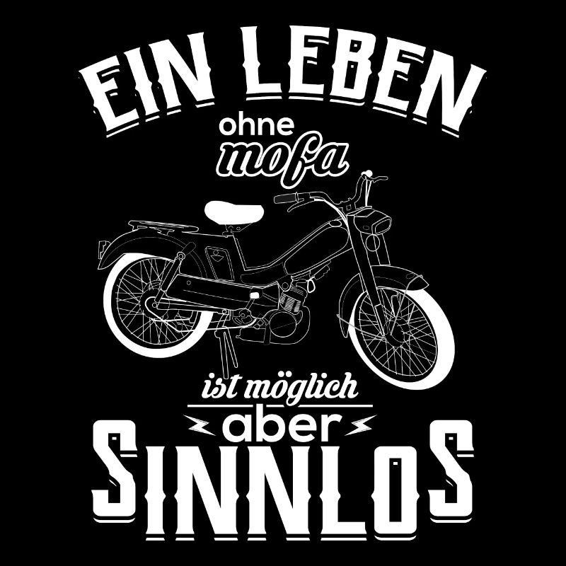 Mofa Moped Roller Zweitakt Biker Geschenkidee