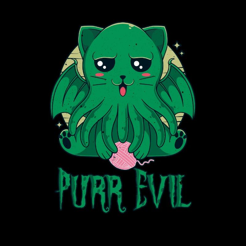 Cathulhu Cthulhu Purr Evil