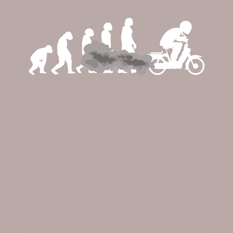 Moped scooter EVOLUTION moped moped driver tshirt