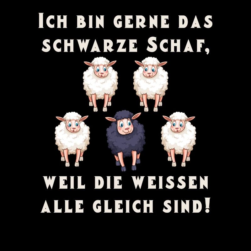 Ich bin gerne das schwarze Schaf