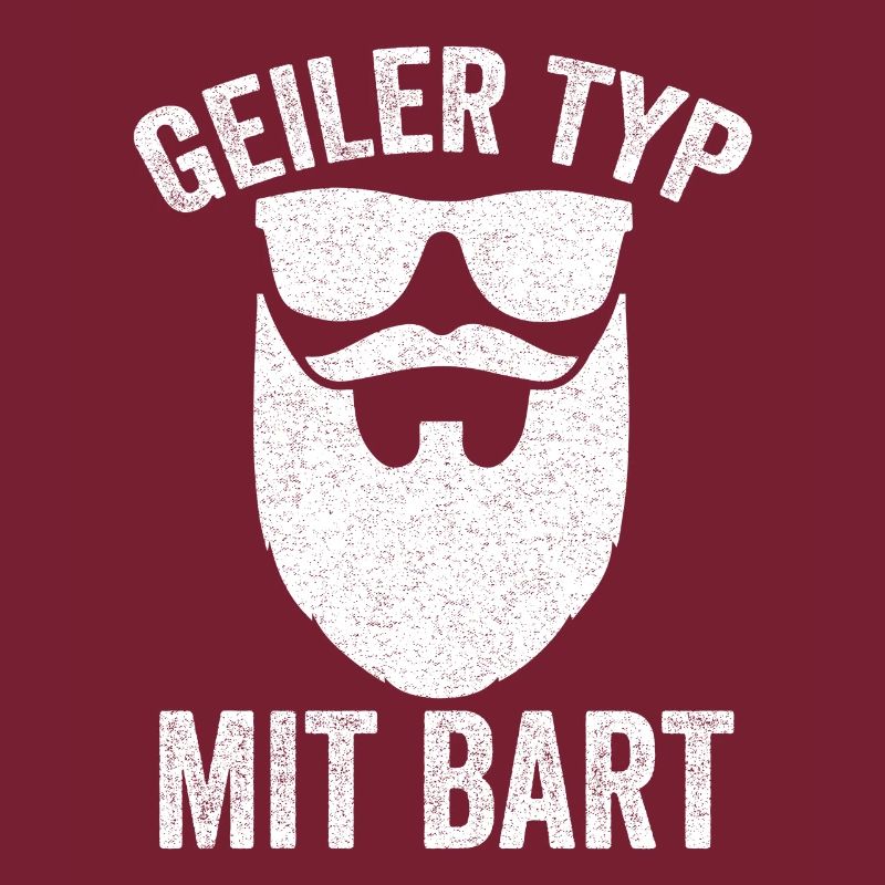 Bartträger Geiler Typ Mit Bart Barbier Hipster Ges