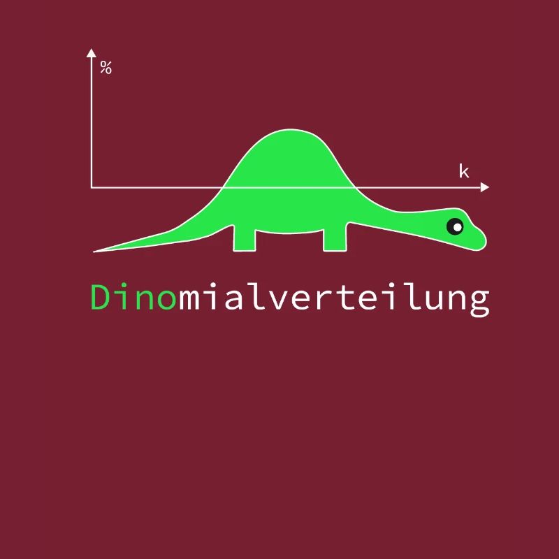 Distribution Dinomial Idée cadeau drôle de maths nerd
