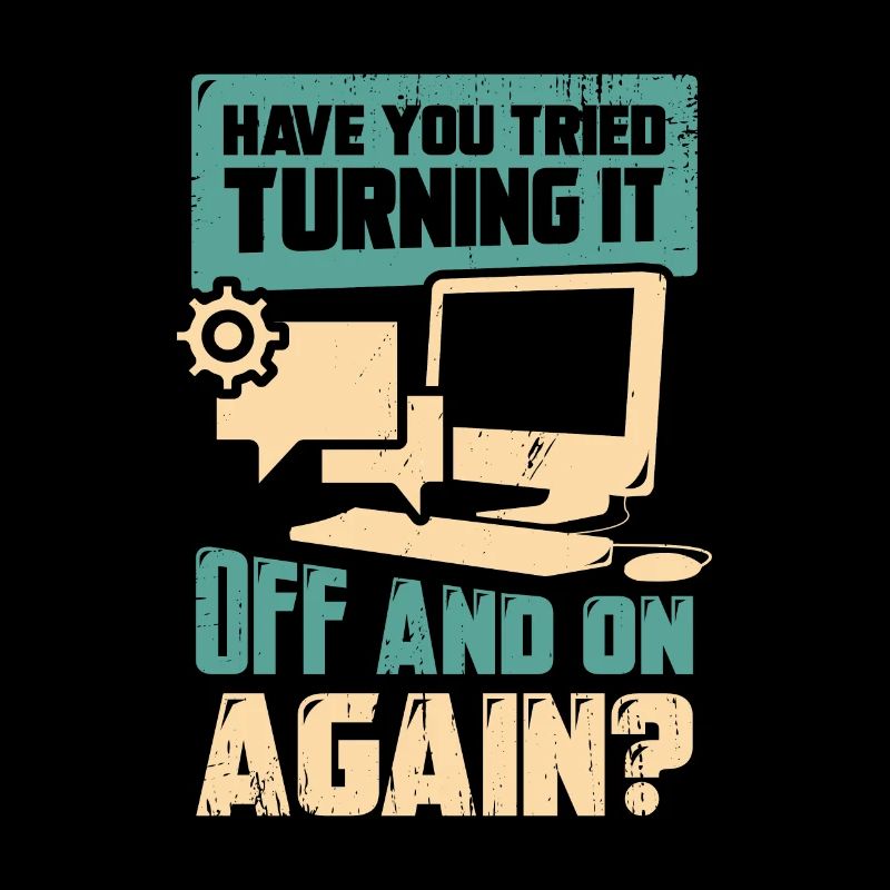 Lustiges Computer IT-Support Mitarbeiter Geschenk