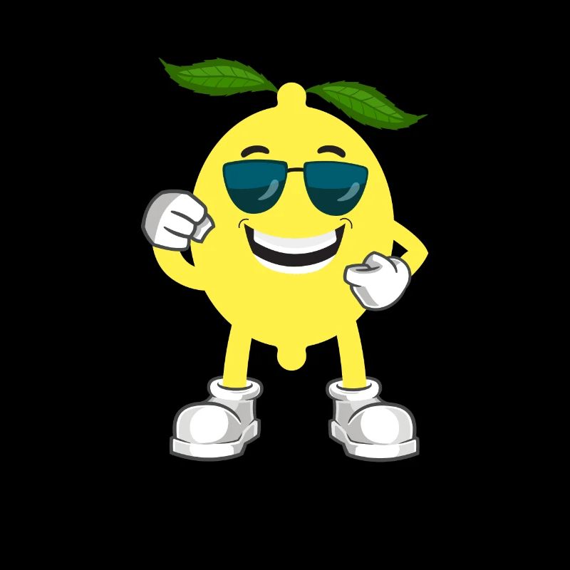 Drôle de citron d’été conception fruit
