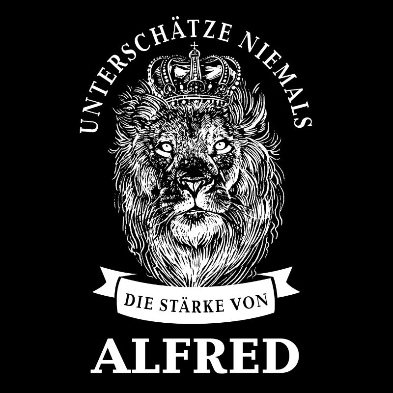 Alfred Geschenk Name Löwe