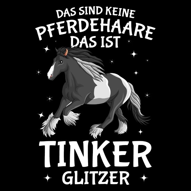 Tinker Pferd Glitzer Reiterin Pferde Mädchen
