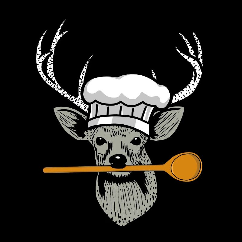 Willd Kitchen Chef Cooking Spoon Hirschkopf Restaurant