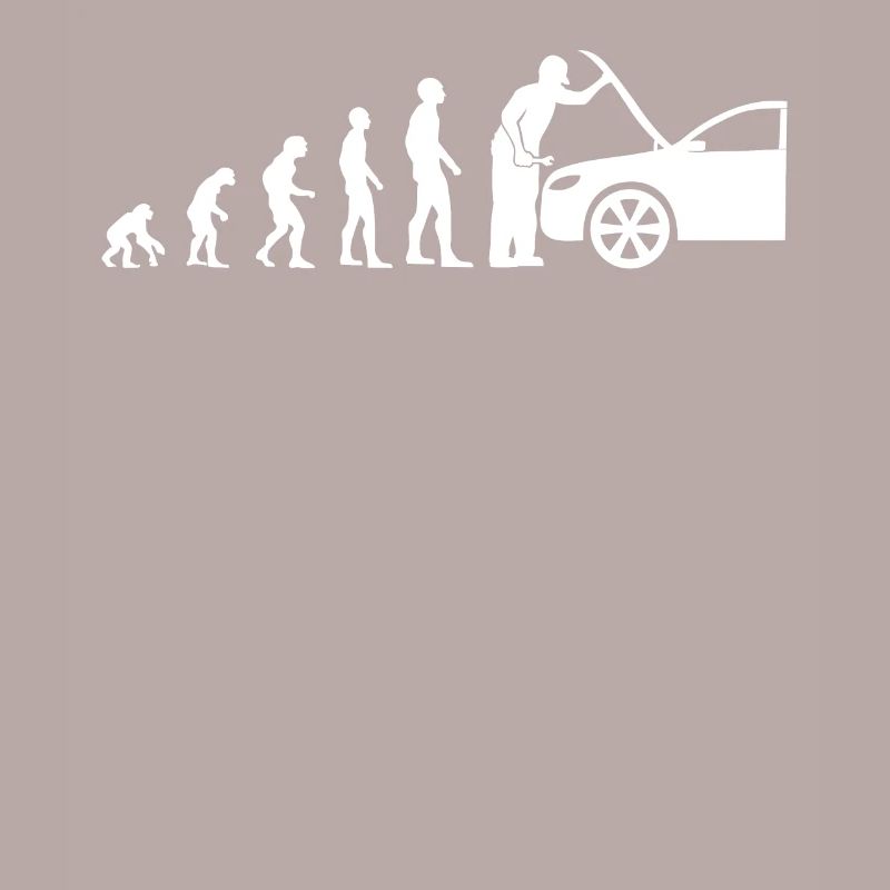 Vehicle Construction Mechanic Funny Evolution Gift