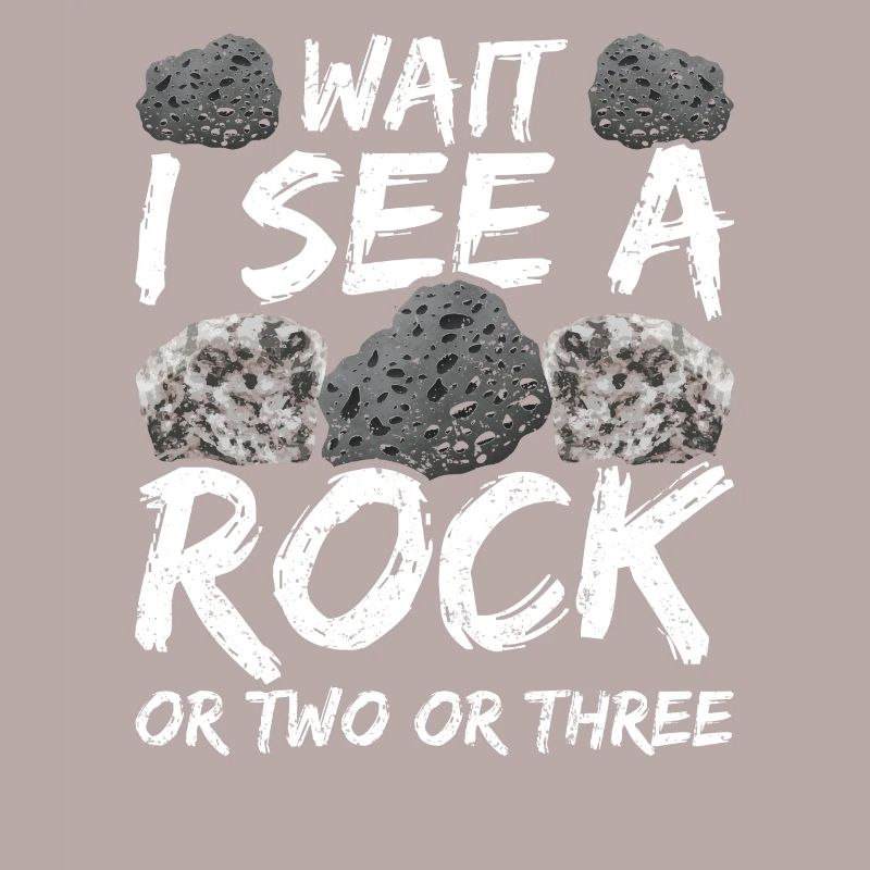 Warte Ich Sehe Einen Stein Oder Zwei Oder Drei