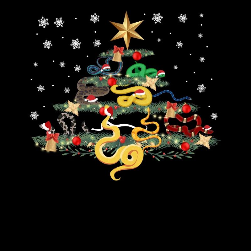 Snake Serpent Christmas Tree