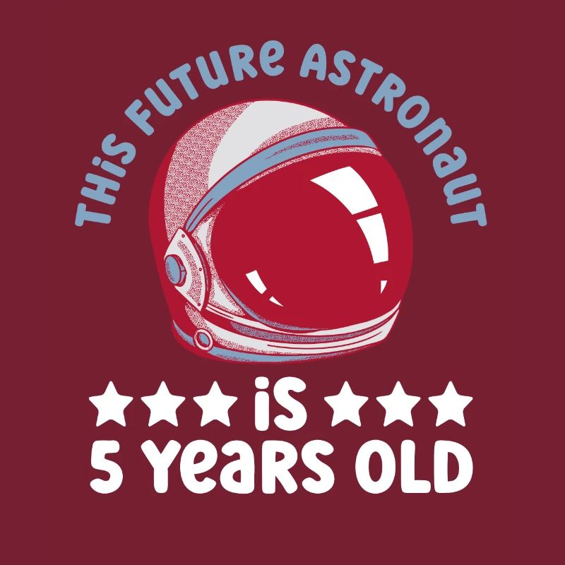 This future astronaut is 5 years old