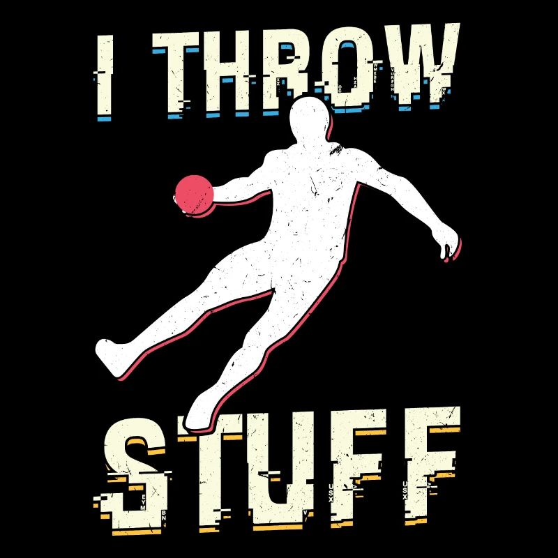 I throw things discus throw and shot put athlete