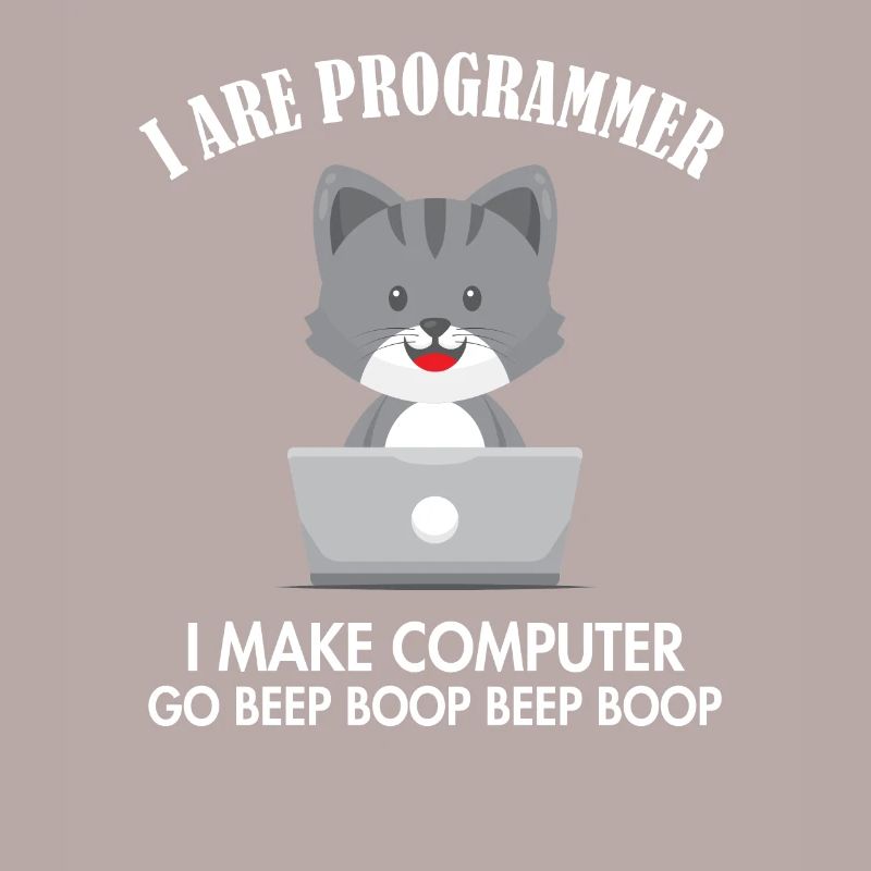 I Are Programmer Cat Softwareentwickler Coder