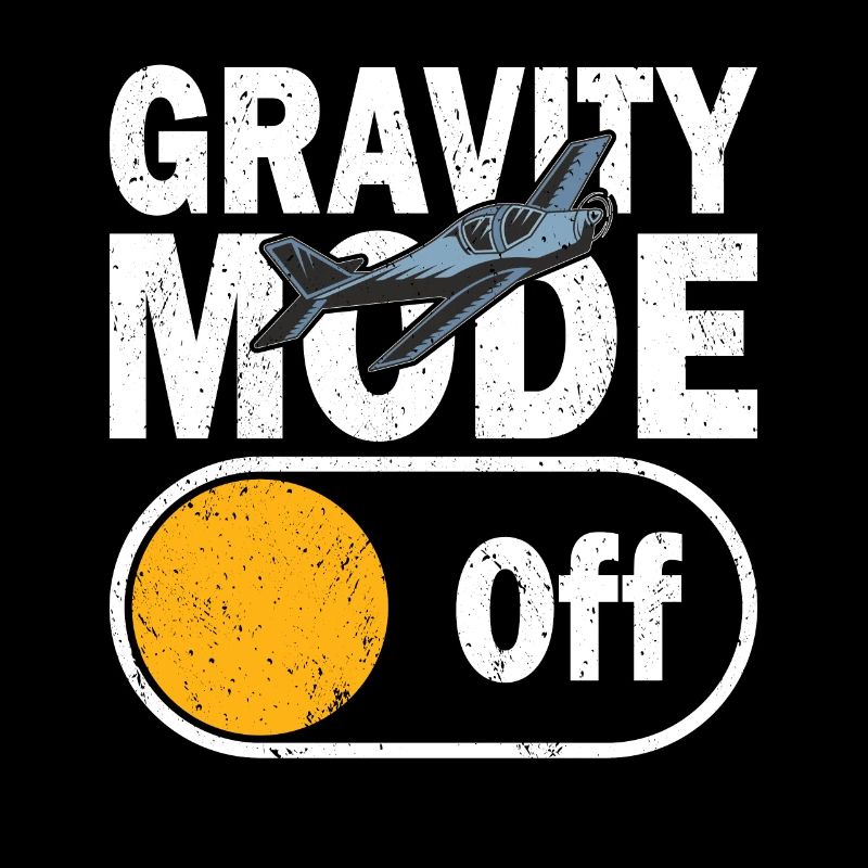 Pilot Gravity Mode Off Airplane Aviation Flyer