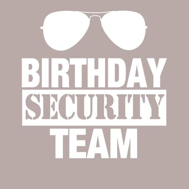 Sécurité d’anniversaire Équipe sécurité Sécurité