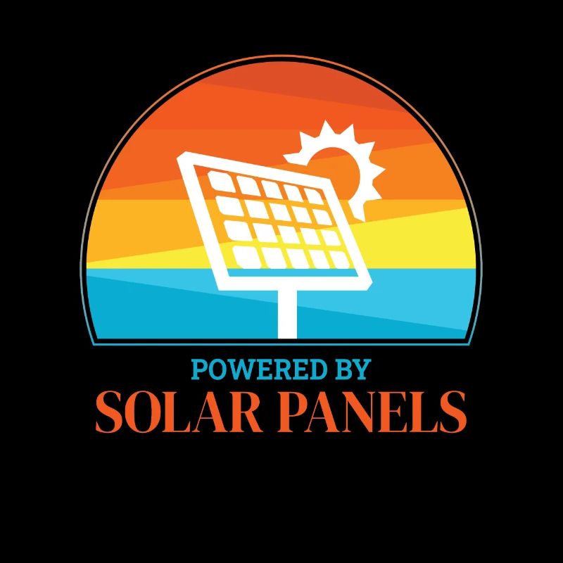 Powered by Solar Panels Photovoltaics