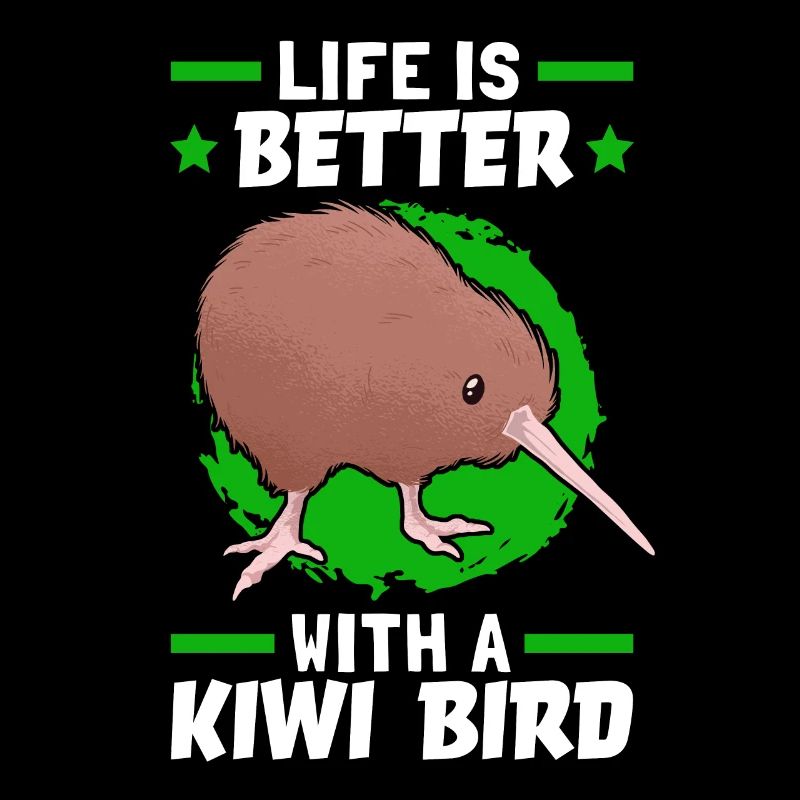 Life is better with a kiwi bird