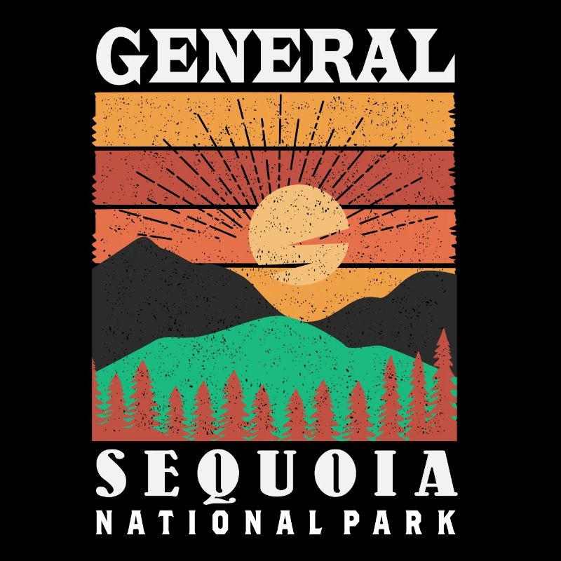Parc national de Sequoia Sequoias General Nevada So