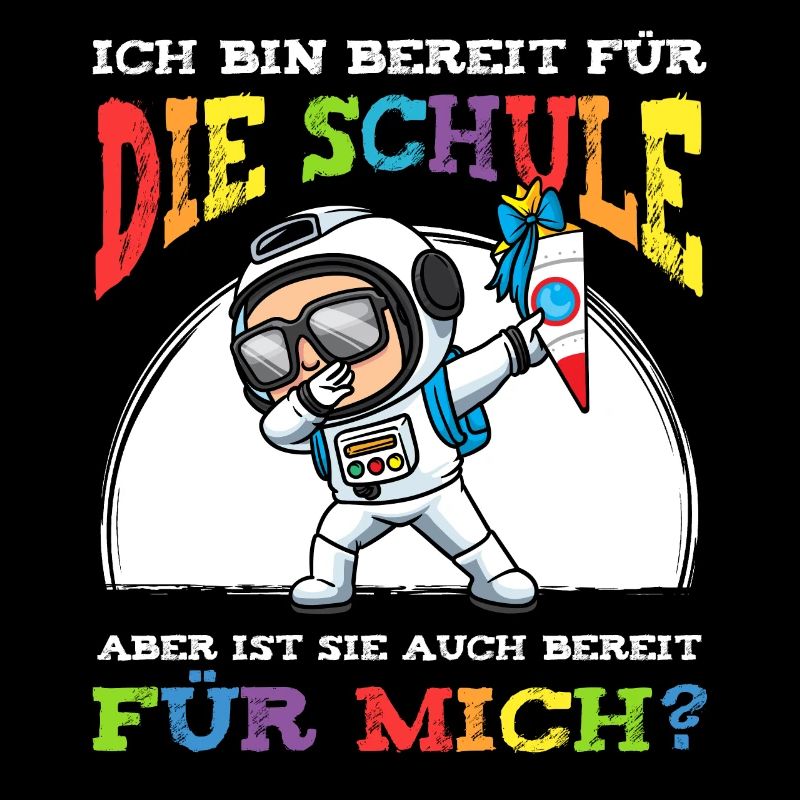 Schulkind Einschulung Astronaut