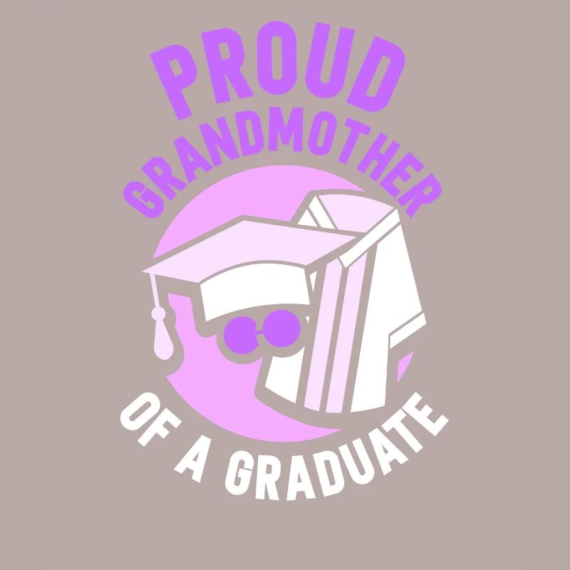 Stolze Großmutter Eines Absolventen Absolvent