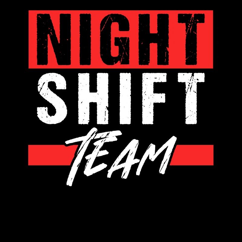 Night Shift Team Work Colleague Night Shift