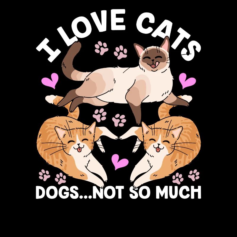 J’aime les chats Les chiens pas tellement mignons