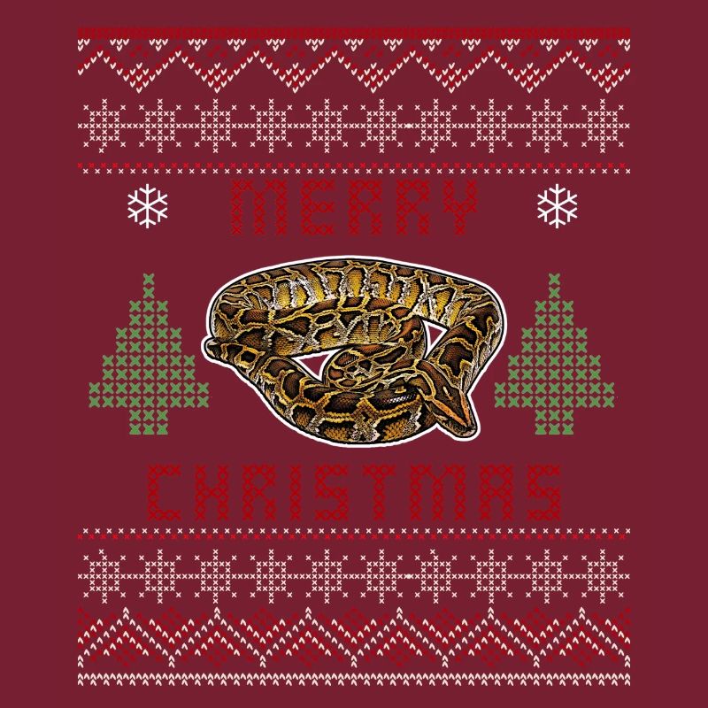 Burmesische Python Weihnachten