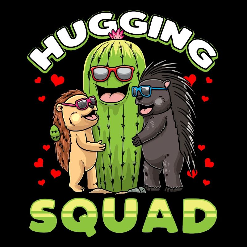Hugging Squad Hérisson Cactus Porc-épic