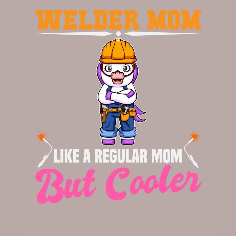 Maman soudeuse comme une maman régulière mais plus cool