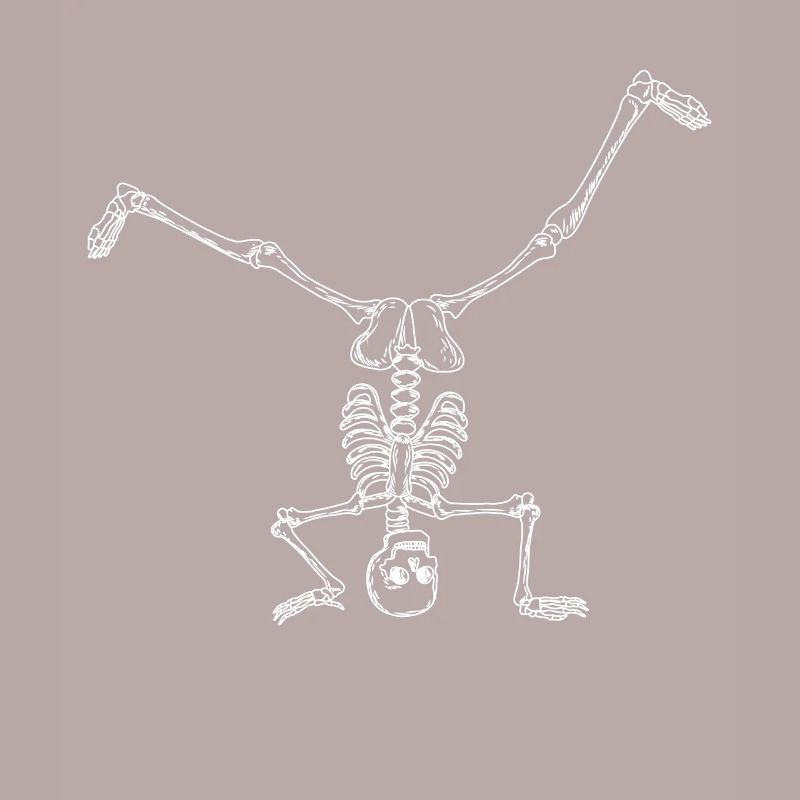 Breakdance breakdancer breakdancing skeleton