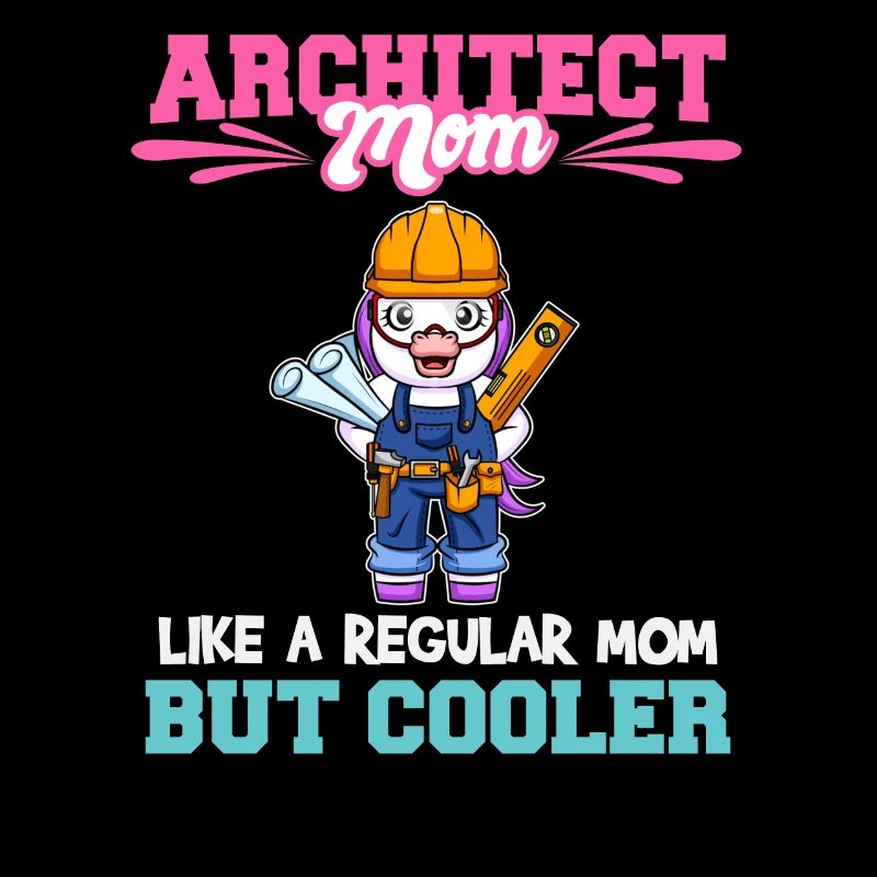 Architecte Maman comme une maman régulière mais plus cool