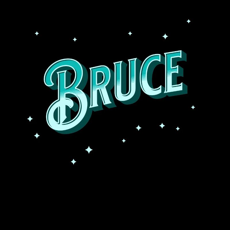 Bruce name personalized