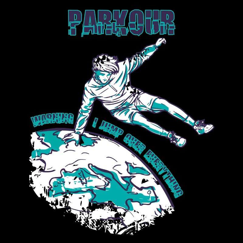 Parkour Warning Jump over everything Freestyle Runnin