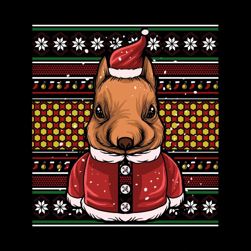 Pull de Noël moche Tshirt Chien de Noël