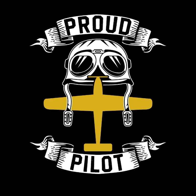 Stolzer Pilot Jet Kleinflugzeug Leichtflugzeug