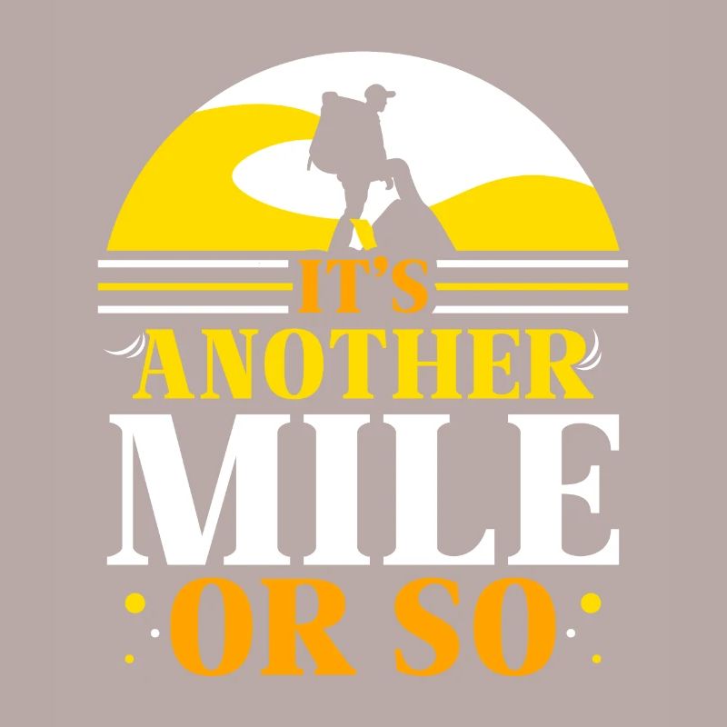 Eine Weitere Meile Oder So Halbe Meile Wanderung