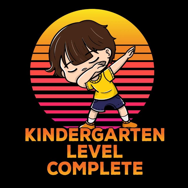 Kindergarten Level Complete Funny Dabbing Student