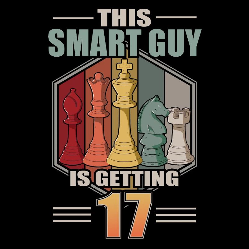 Smart Guy Is Getting 17 Retro Schach 17 Geburtstag