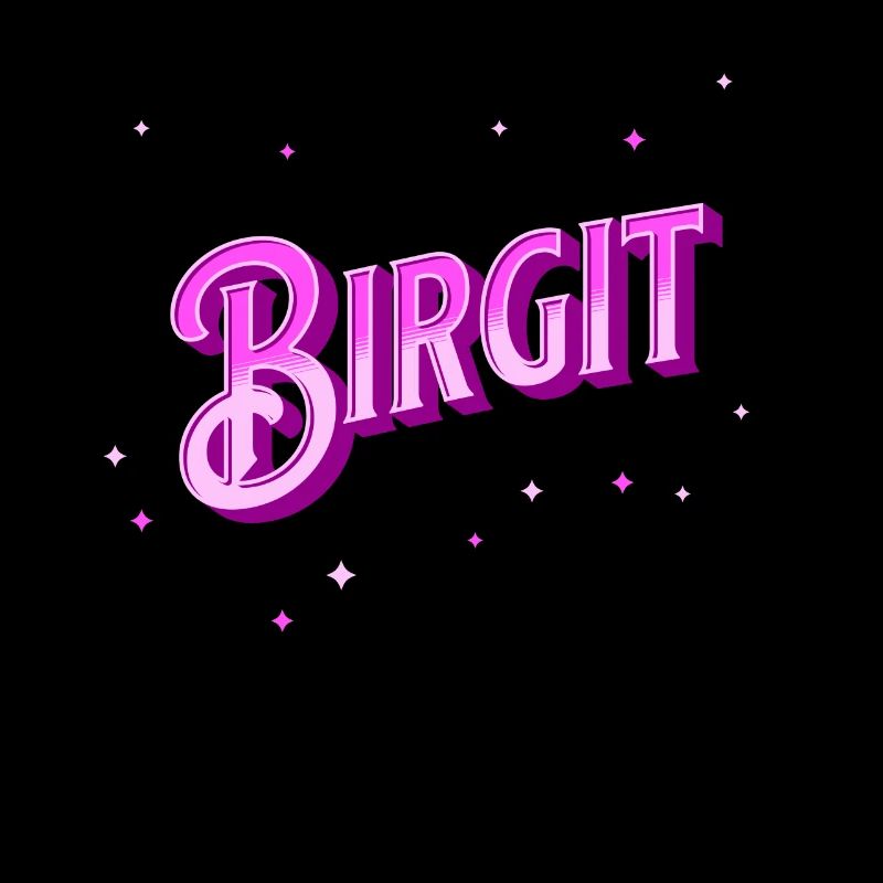 Birgit name personalized