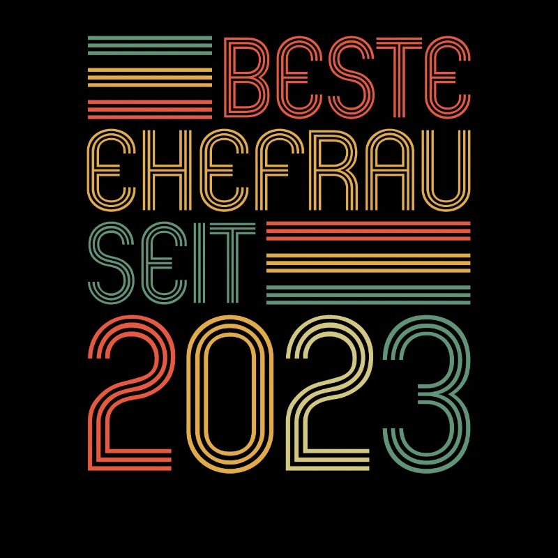 beste Ehefrau seit 2023 1.Hochzeitstag