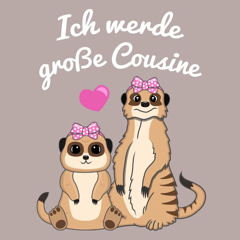 Ich Werde Große Cousine Erdmännchen Geschenk