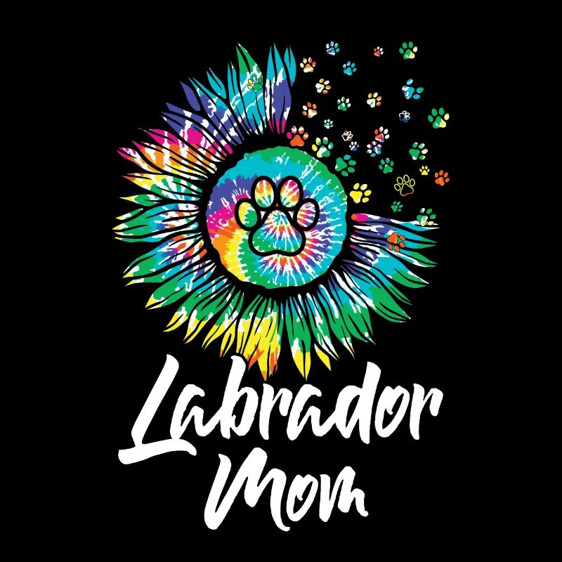 Mutter Sunflower Labrador Retriever Hund