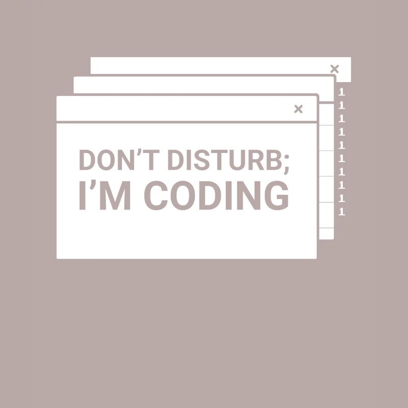 Stören Sie Nicht Ich Programmiere Coder Coding