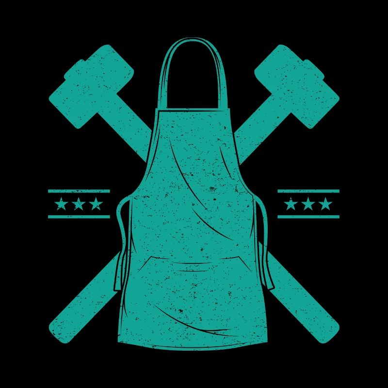 Blacksmith Apron & Hammer Smith Gift