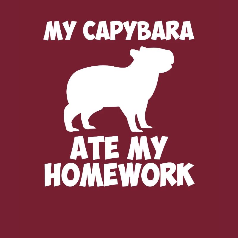 Capybara ate my homework, capybara