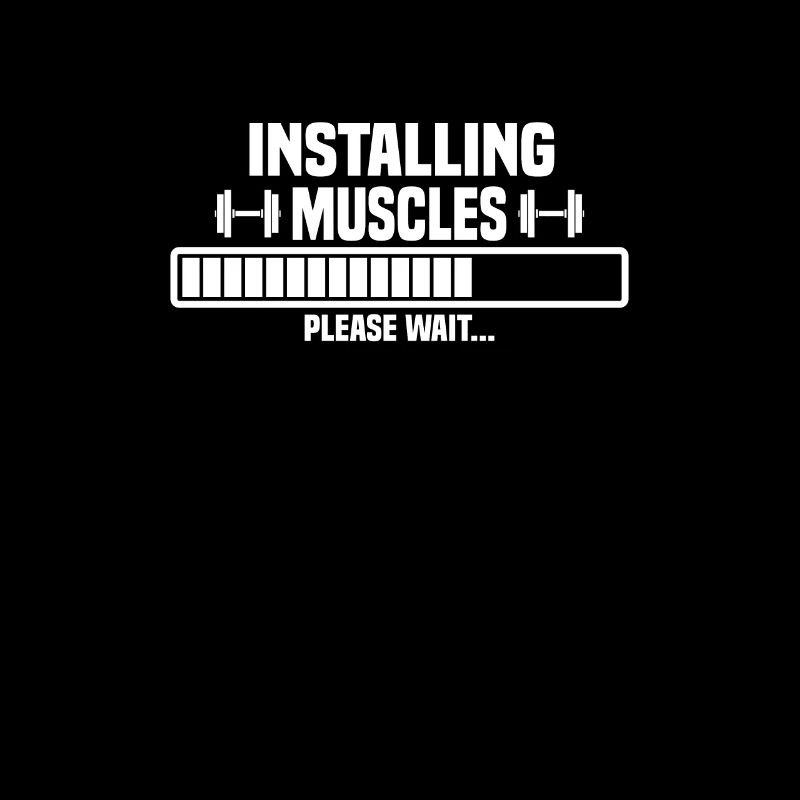 Installing muscles – please wait – bitte warten