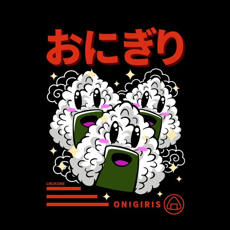 Japon petits Onigiris Kanji