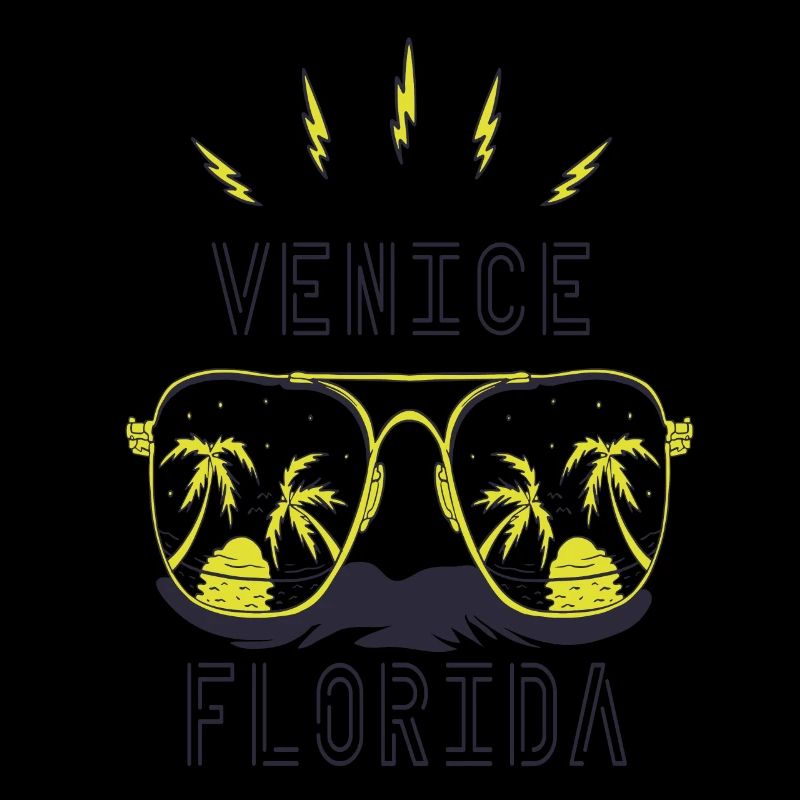 Palm Tree Sunglasses Florida Venice Beach Ocean