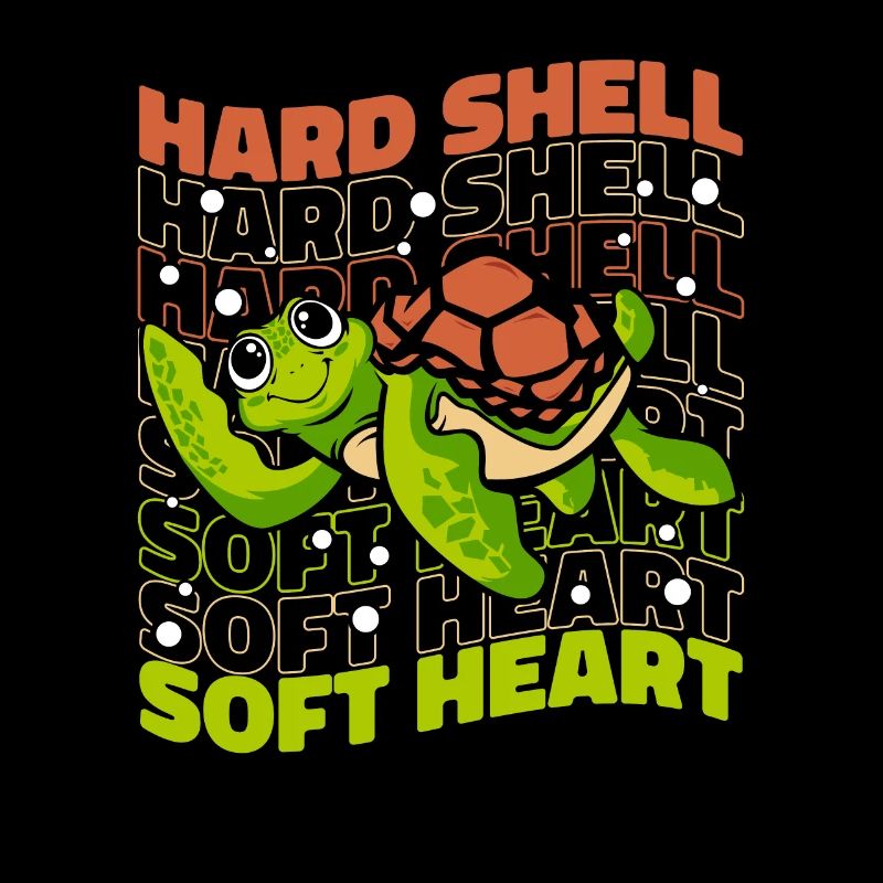 Hard Shell Soft Heart Giant Tortoise